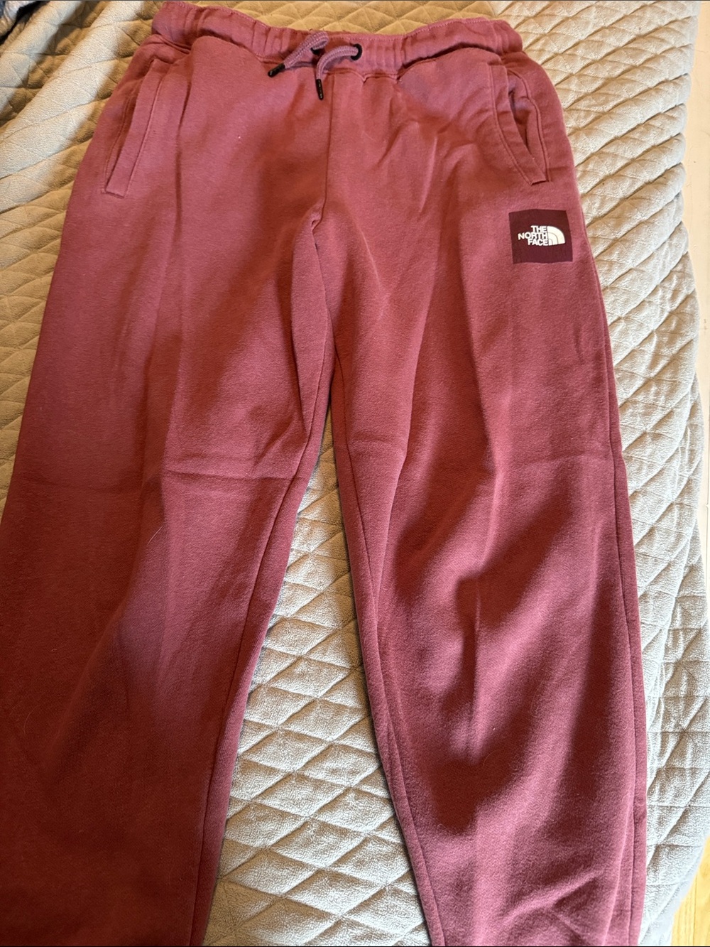 The North Face Kids' Maroon Fleece Joggers